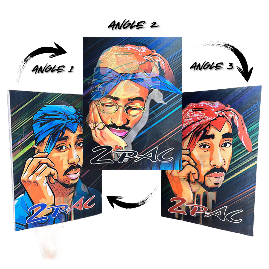 3D Lenticular Posters Hip Hop Rap Legends